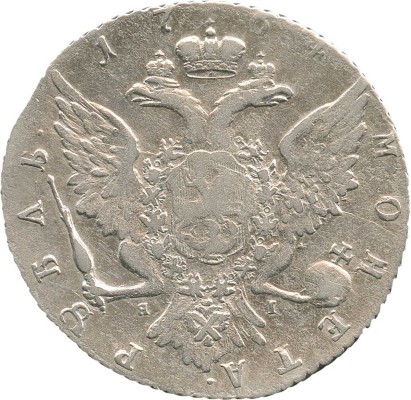 1 рубль 1764 года, СПб ТI ЯI